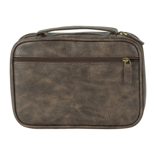 White Dove -ANTIQUE BROWN PU X-LARGE