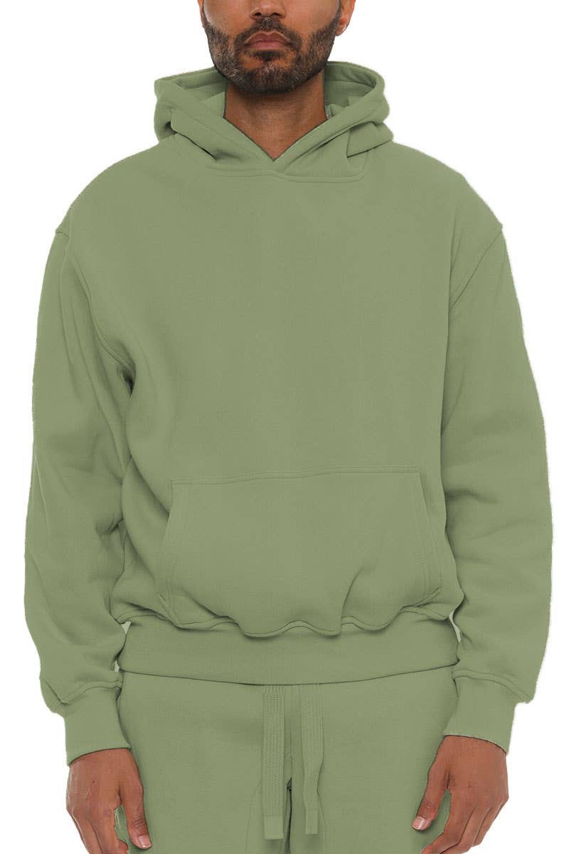Premium Cotton Blend Solid Hoodie Sweater