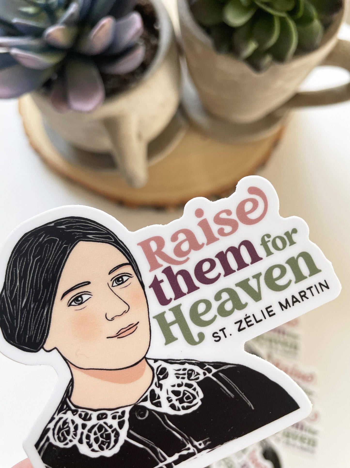 St. Zelie Martin Waterproof Catholic Sticker