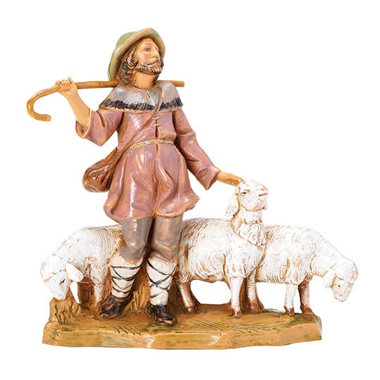 Fontanini 5" Scale Elijah, Shepherd Nativity Figure