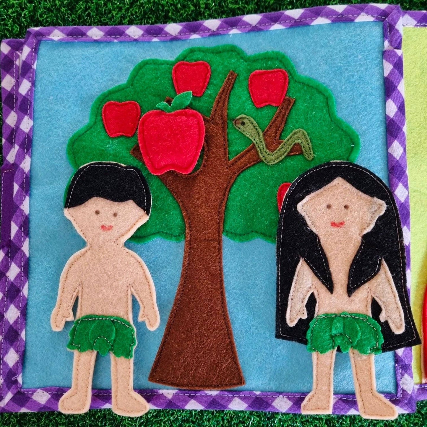 A Kids bible busy book, Interactive Kids Bible ,baptism gift