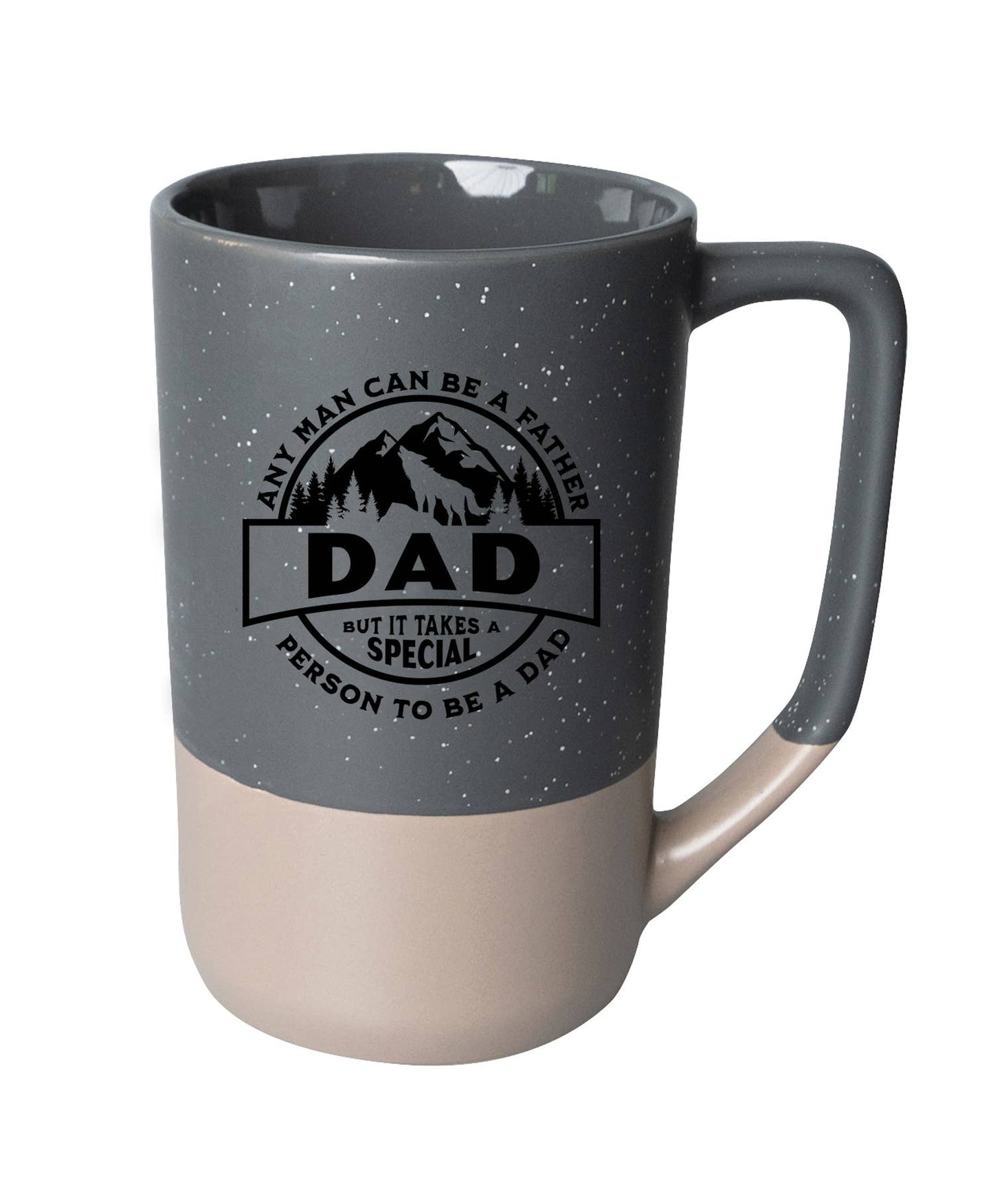 Any Man Can Be A Father - Designer Mugs-Pebble