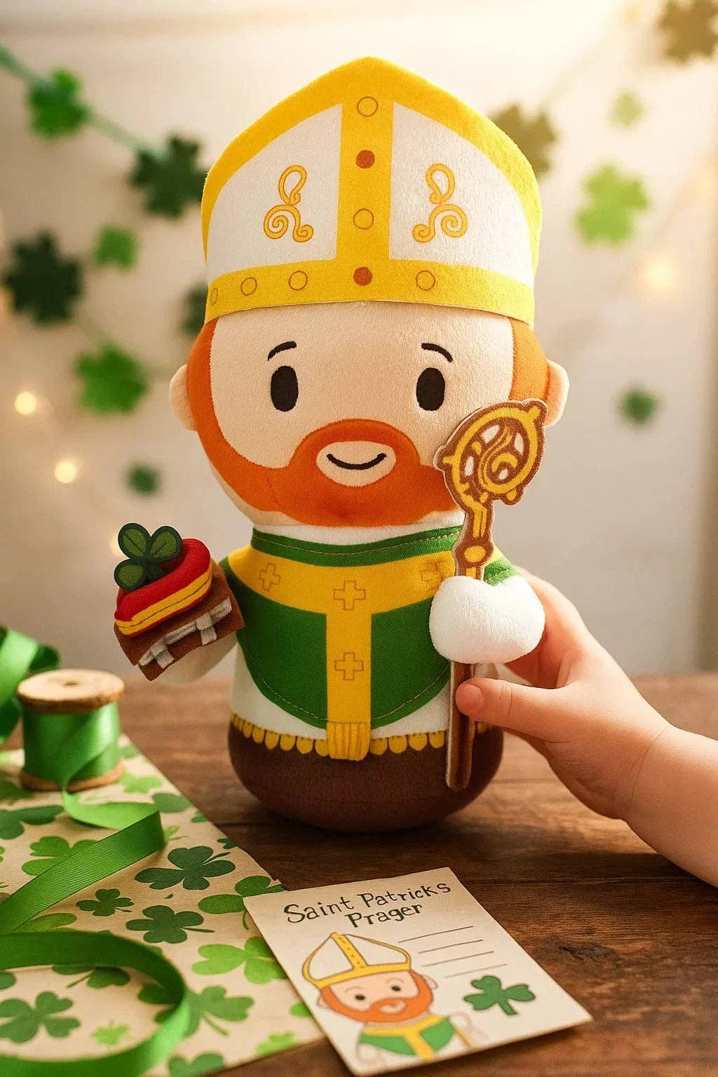Saint Patrick Plush Doll