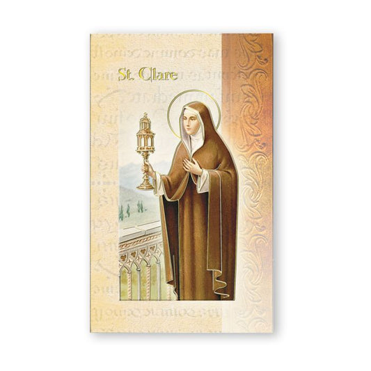 St. Clare Biography Card