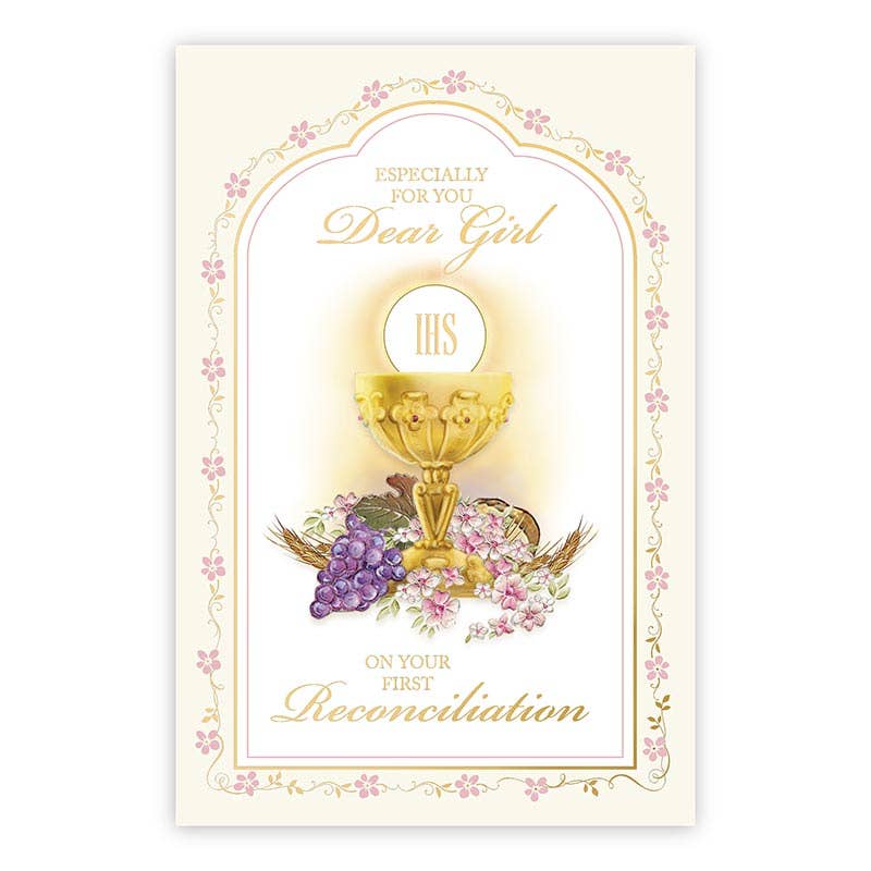 First Reconciliation Girl Card
