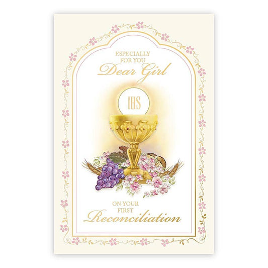First Reconciliation Girl Card