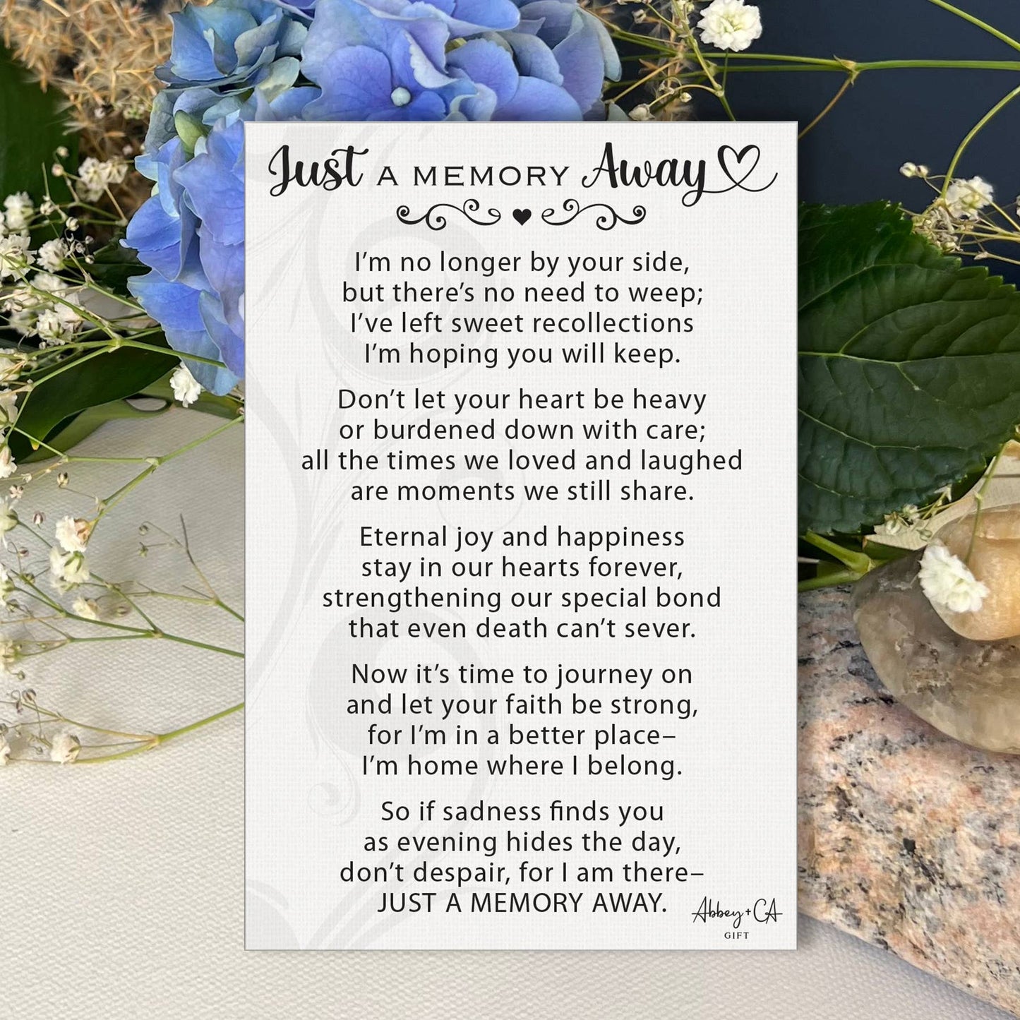 Just A Memory Away Two-Piece Cross