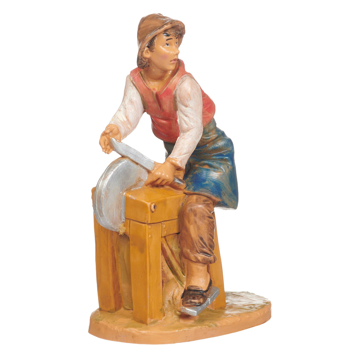 Fontanini 5" Scale Silvanus, Knife Sharpener Nativity Figure