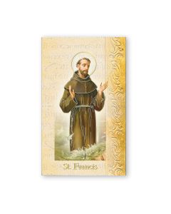 St. Francis of Assisi Biography Card