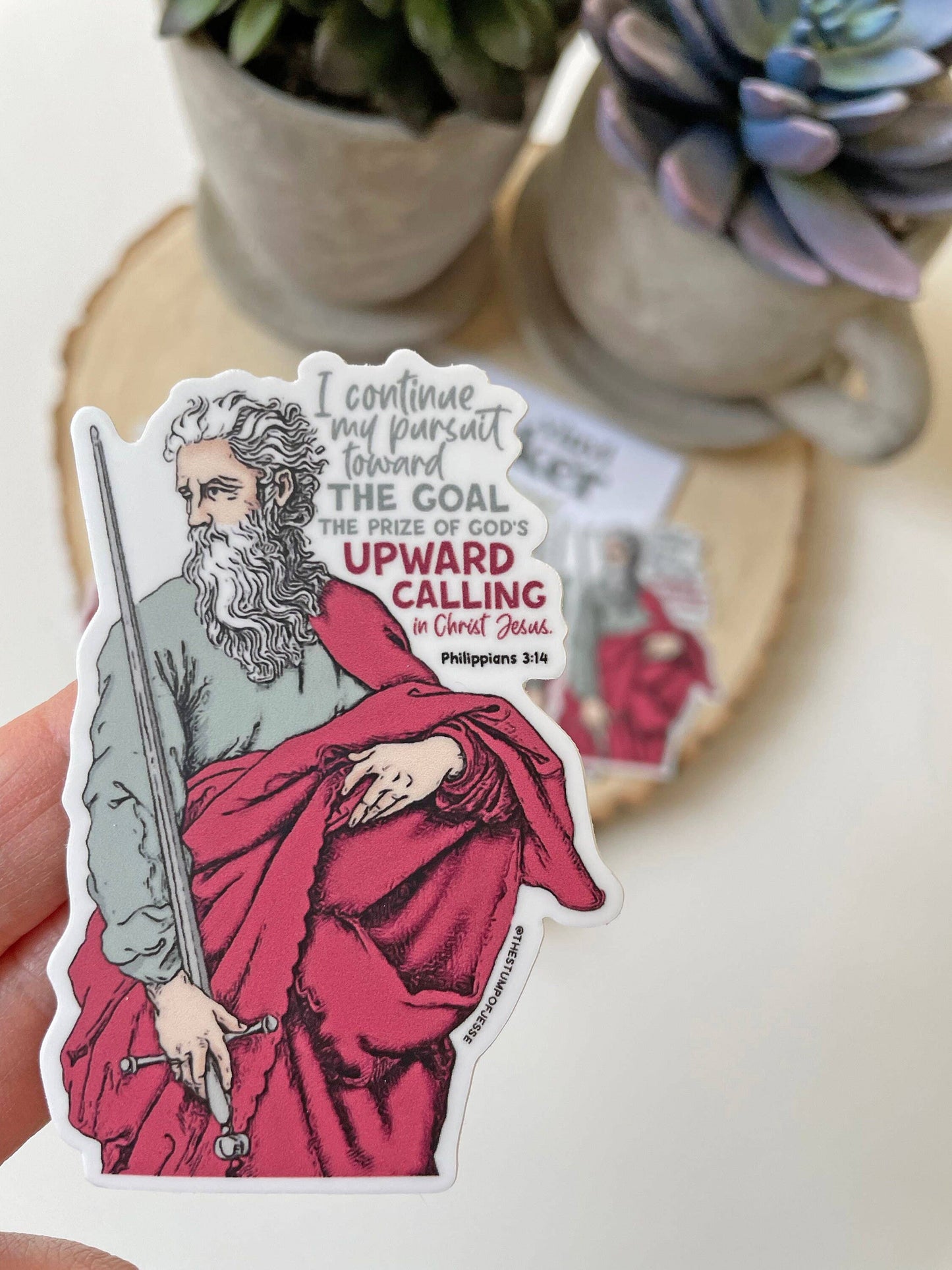 St. Paul Waterproof Vinyl Catholic Sticker