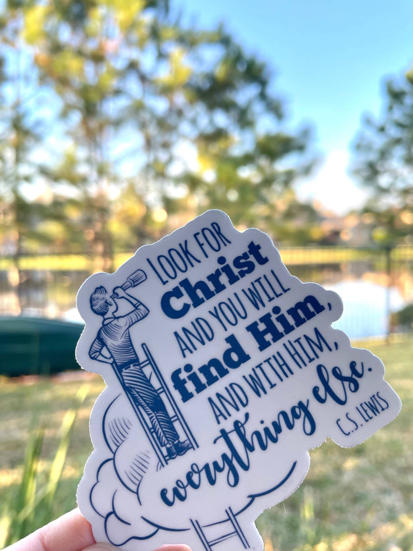 Look For Christ And You Will Find Him
Catholic Sticker