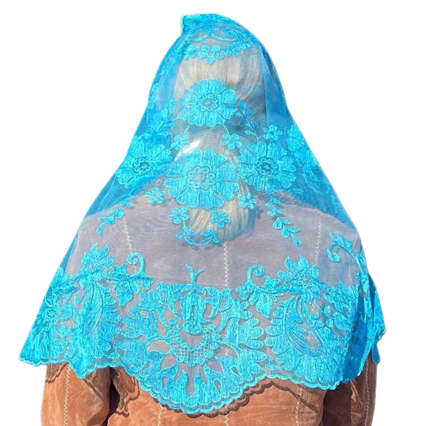 Veil ~ Way of The Cross - MADONNA BLUE