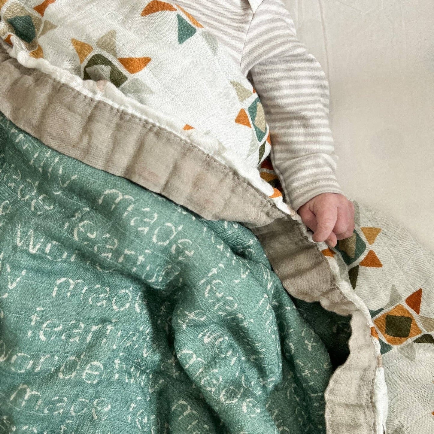 Fearfully and Wonderfully Made Luxury Double Sided Muslin Blanket