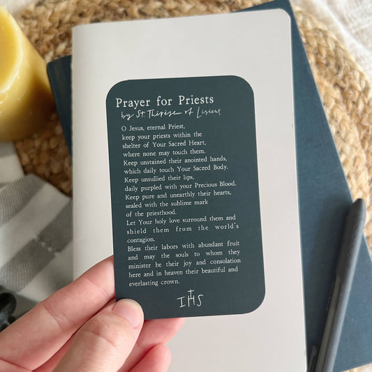 Prayer for Priests Prayer Card