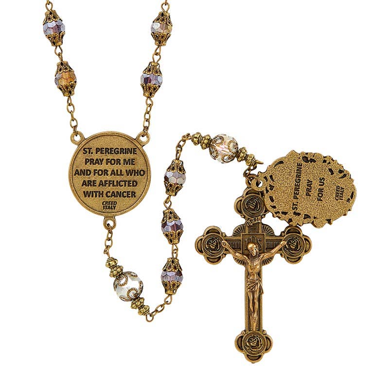 Vintage Rosary - St Peregrine