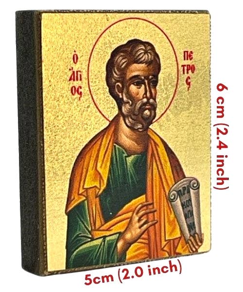 Saint Peter Silk Screen Icon Magnet