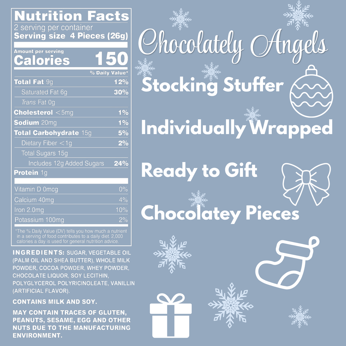 Mini Chocolatey Angels, 8 Count