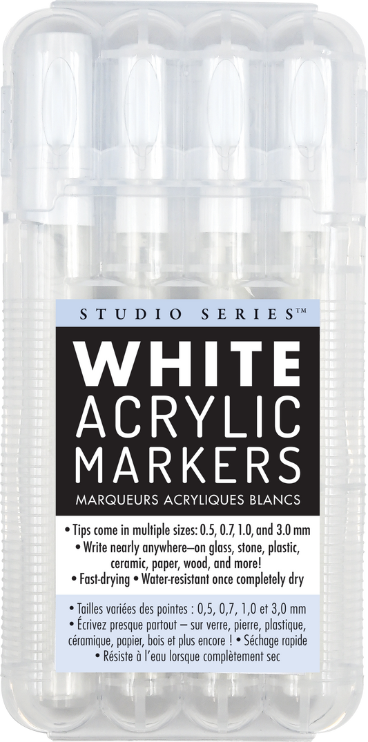 Studio Series White Acrylic Markers