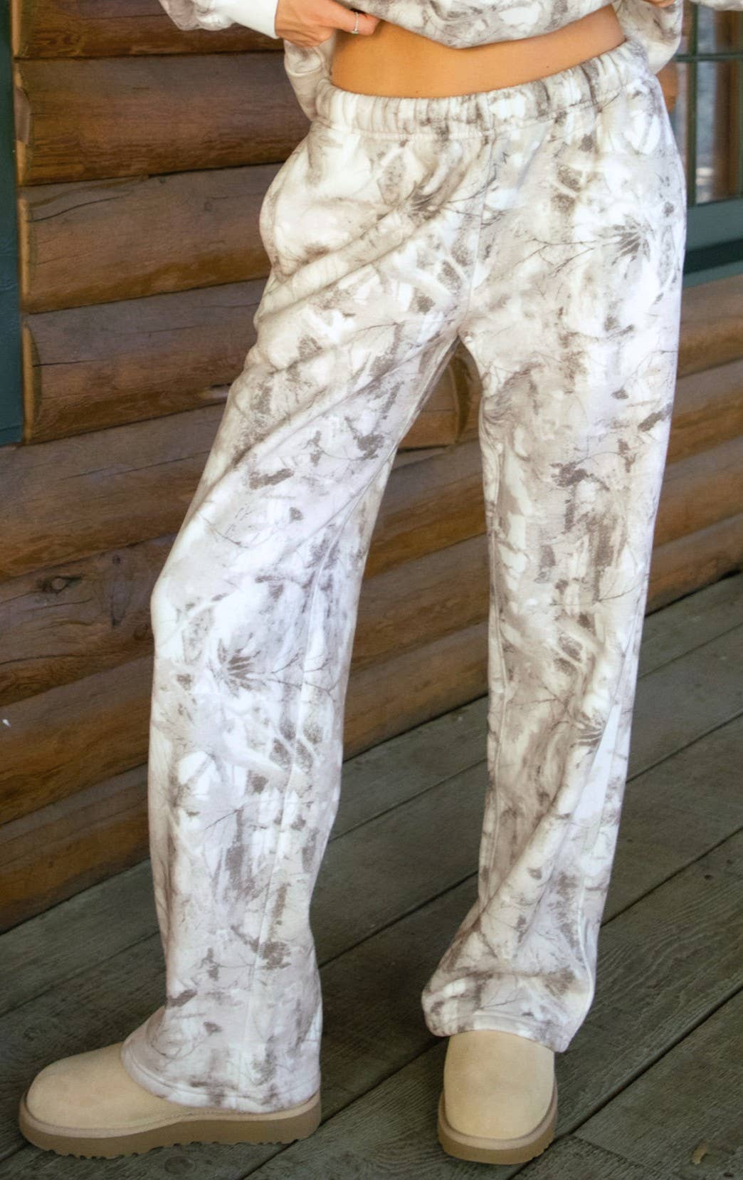 Light Woodland Camo Lounge Fleece Sweatpants