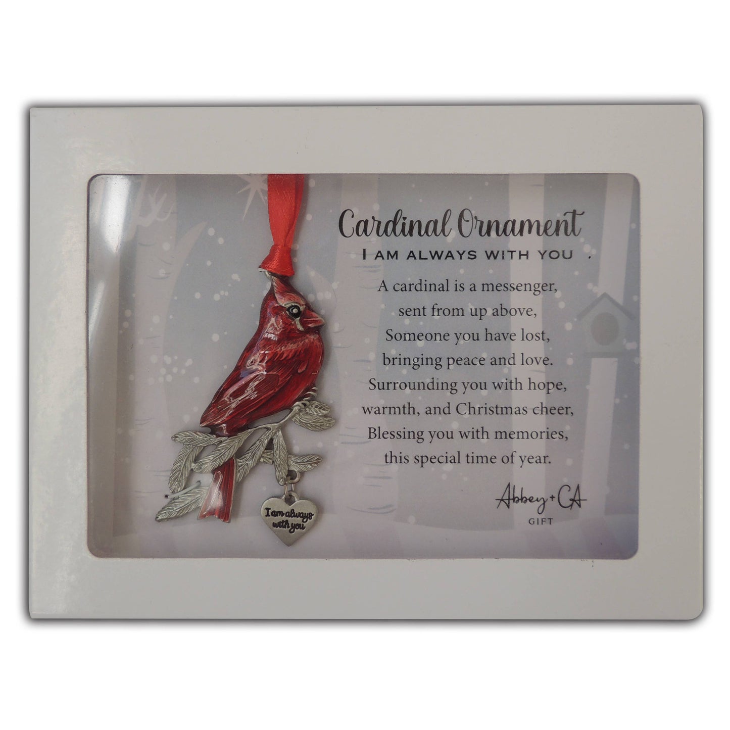 I Am Always With You Cardinal Ornament