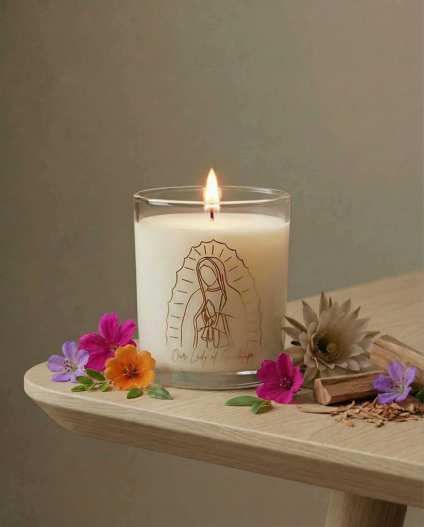 Our Lady of Guadalupe Soy Candle