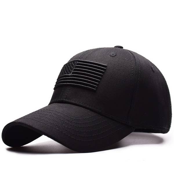 American Flag Embroidered Low Profile Baseball Cap US Flag