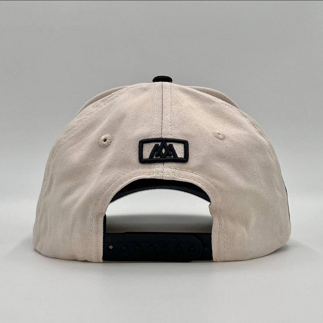 ‘SERVANT’ Premium SnapBack - Cream/Black