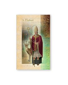 St. Hubert Biography Card