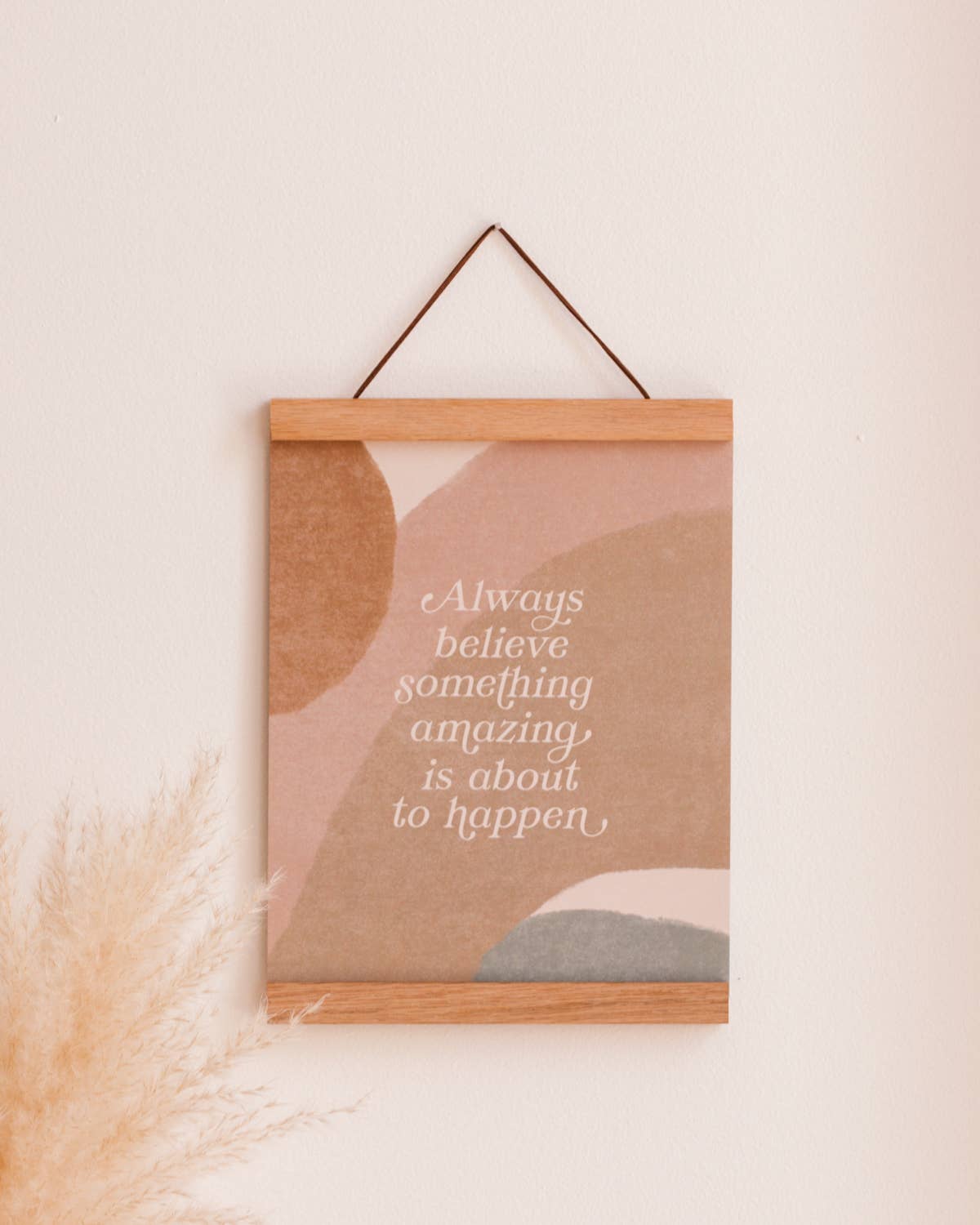 8" Magnetic Wood Print Frame