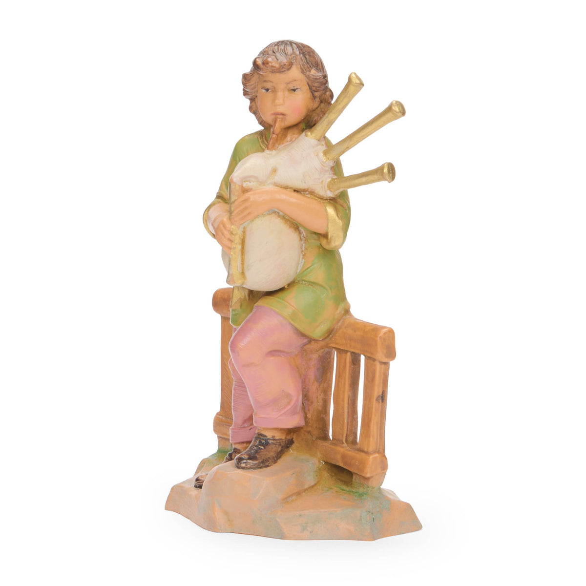 Fontanini 5" Scale Jonas Boy Bagpiper Nativity Figure