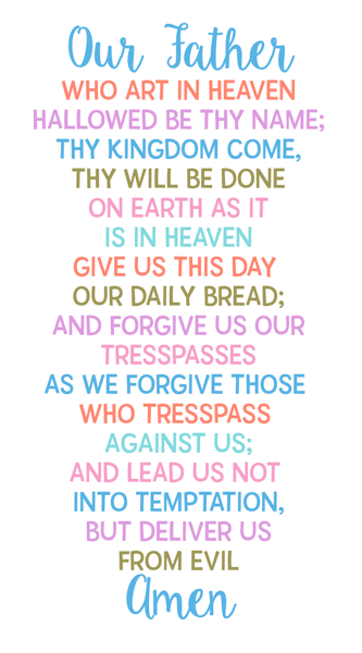 The Lord's Prayer Lamb