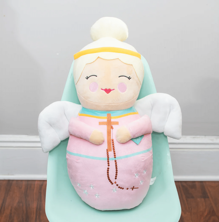 Guardian Angel Plush Doll Pink