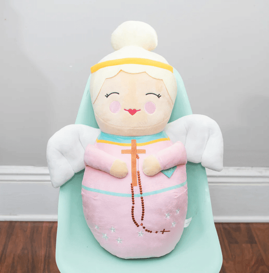Guardian Angel Plush Doll Pink