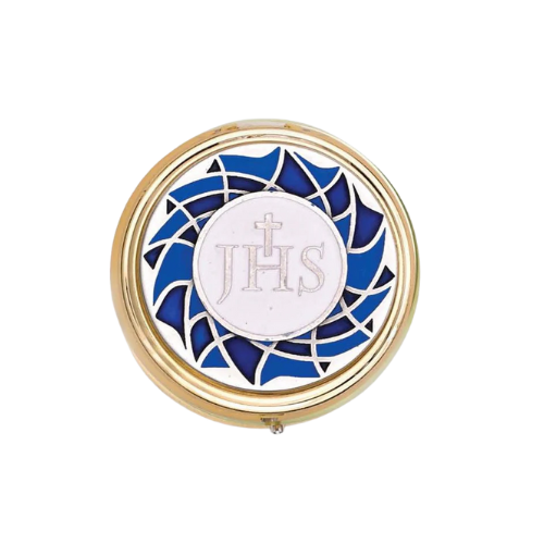 JHS Blue Enamel Pyx