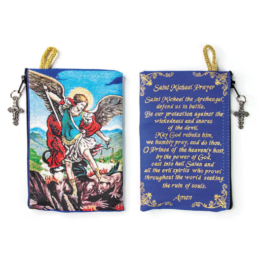St. Michael Rosary Pouch