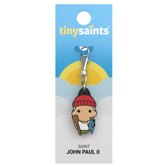 Tiny Saints Charm Saint John Paul II Outdoor
