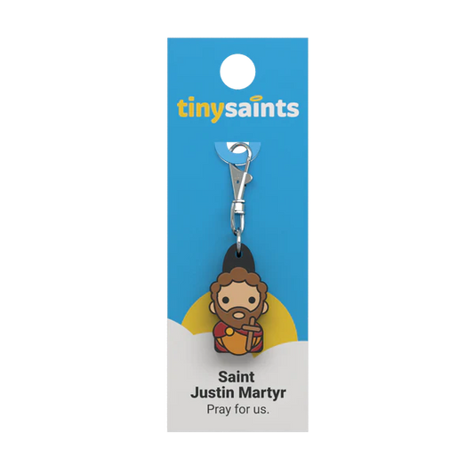 Tiny Saints Charm Saint Justin Martyr