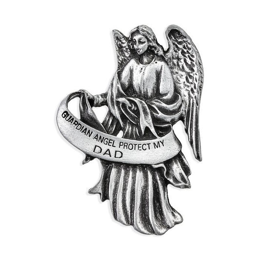 Guardian Angel Protect My Dad Auto Visor Clip