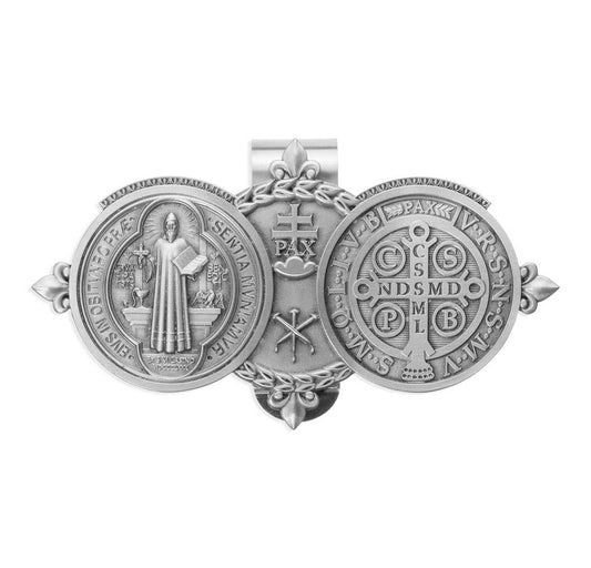 St. Benedict Visor Clip