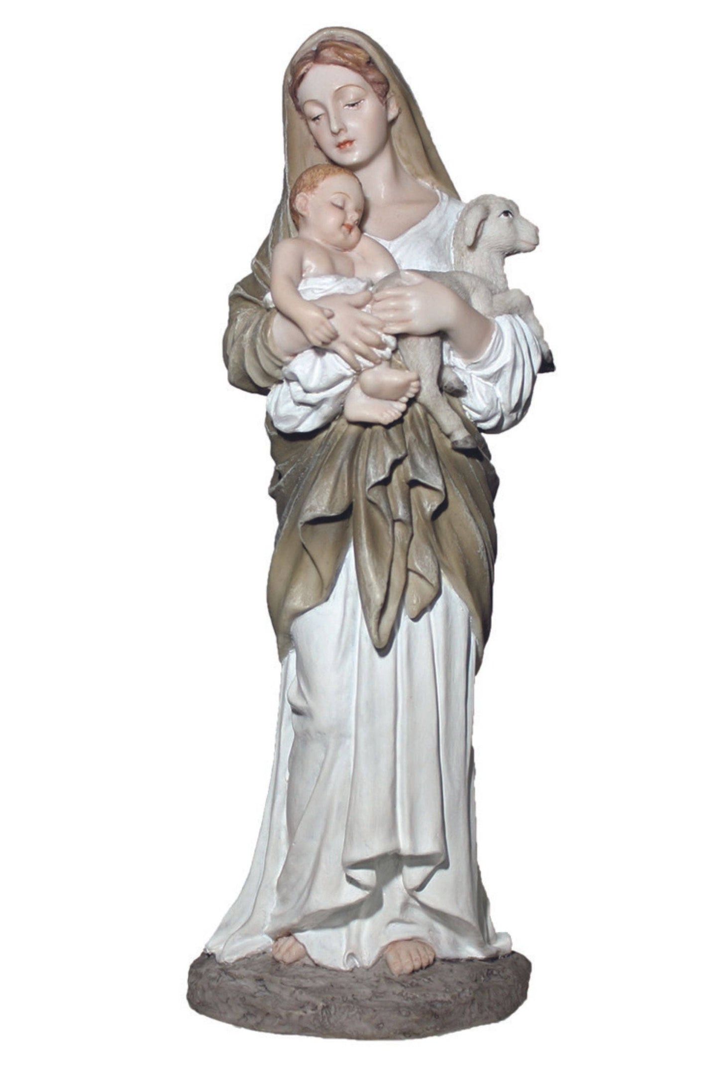 L'Innocence statue in fully hand-painted color 8"