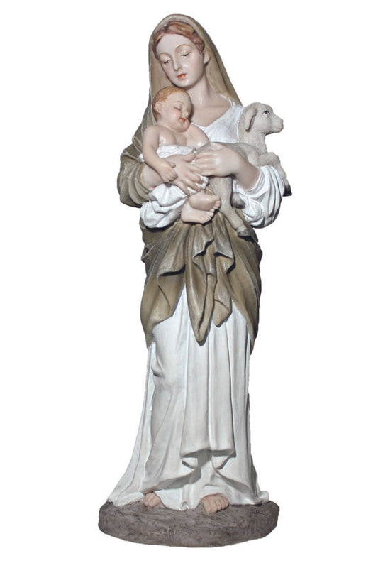 L'Innocence statue in fully hand-painted color 8"