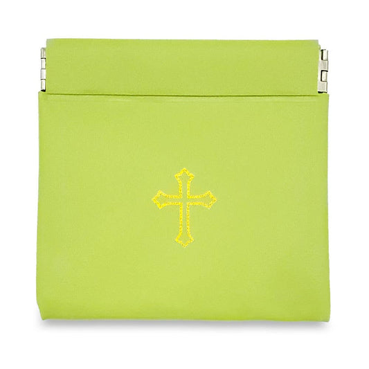 Green Vinyl Rosary Pouch