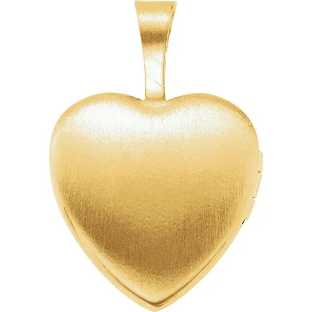 14K Gold Plated Locket  //  16" Chain