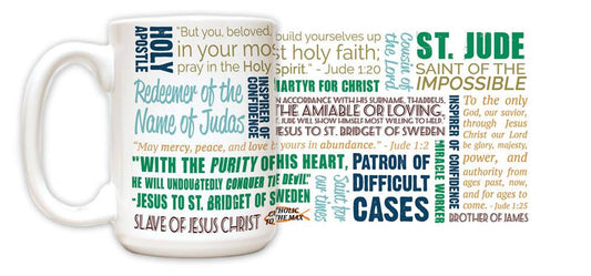 Saint Jude Quote Mug