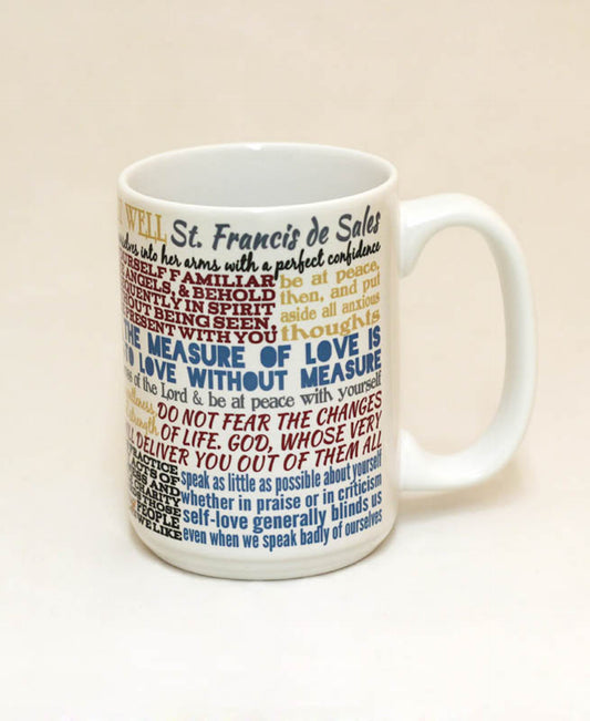Saint Francis de Sales Quote Mug