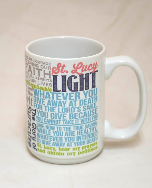 Saint Lucy Quote Mug