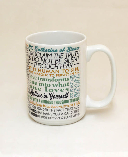 Saint Catherine of Siena Quote Mug