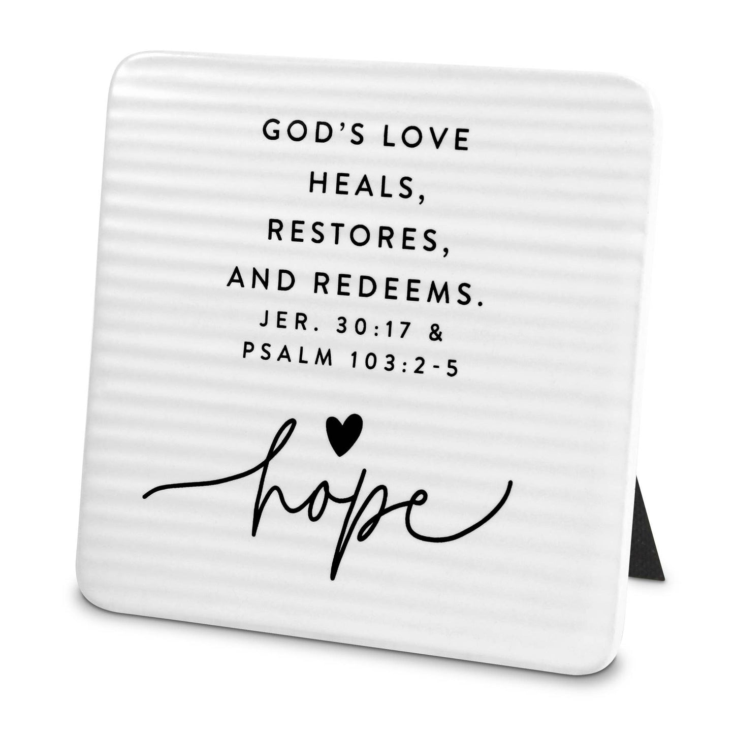 Hold Onto Hope Textured Plaque