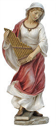 St. Cecilia, Hand-Painted Color, 8.5"