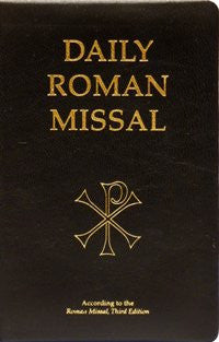 Daily Roman Catholic Missal, 7th Ed. Padded Hardcover (Black or Burgundy)